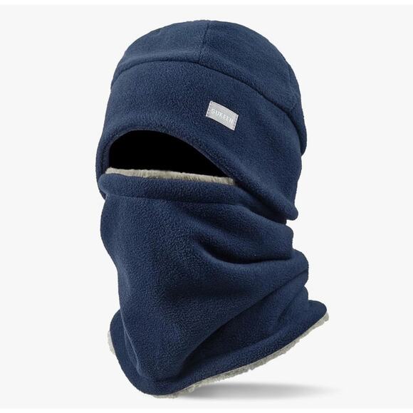 Sukeen Winter Beanie Hat Scarf Set for Men Women Warm Hat with Faux Fleece Neck - Picture 16 of 16